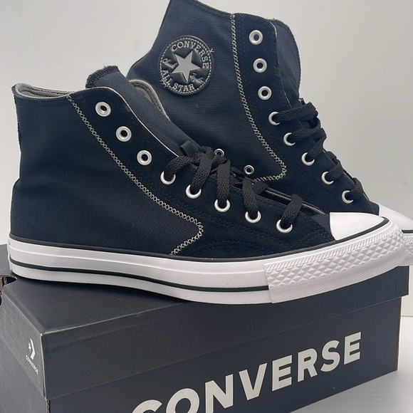 Converse Men’s Chuck Taylor All Star Mix Material 'Black' - A08186C Expeditedshi - Picture 7 of 16